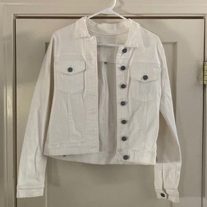 White KUT from the Kloth Jean Jacket
